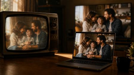 ai upscaling old home videos